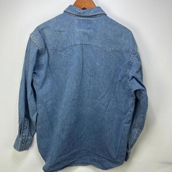 Vintage Polo Ralph Lauren Country Denim Snap Button Up Shirt - Picture 13 of 15